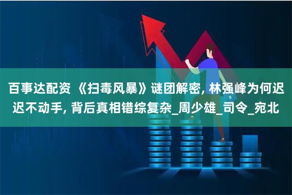 百事达配资 《扫毒风暴》谜团解密, 林强峰为何迟迟不动手, 背后真相错综复杂_周少雄_司令_宛北